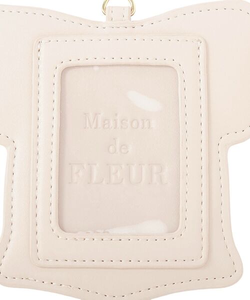 Maison de FLEUR（メゾンドフルール） パスケース リボンビジューパス