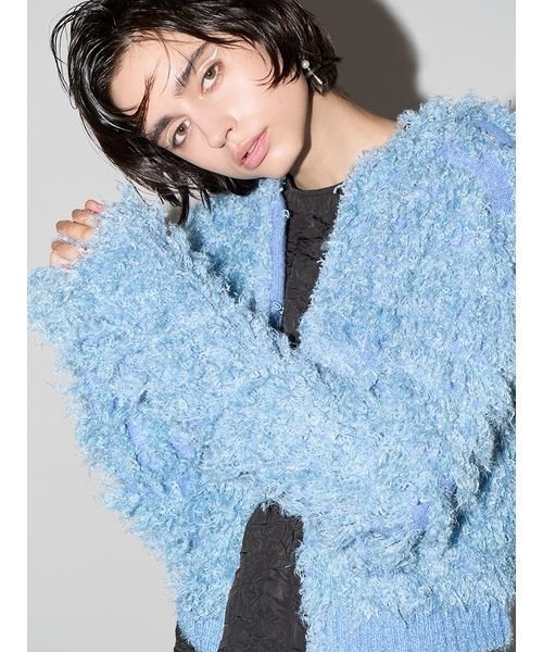 「styling/」 ノーカラージャケット ONE SIZE ベージュ レディース_画像2