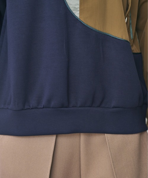 「DOLLUPOOPS」 長袖カットソー 38 ネイビー レディース_画像2