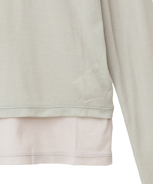 「CONVERSE TOKYO」 長袖カットソー FREE チャコールグレー レディース_画像9