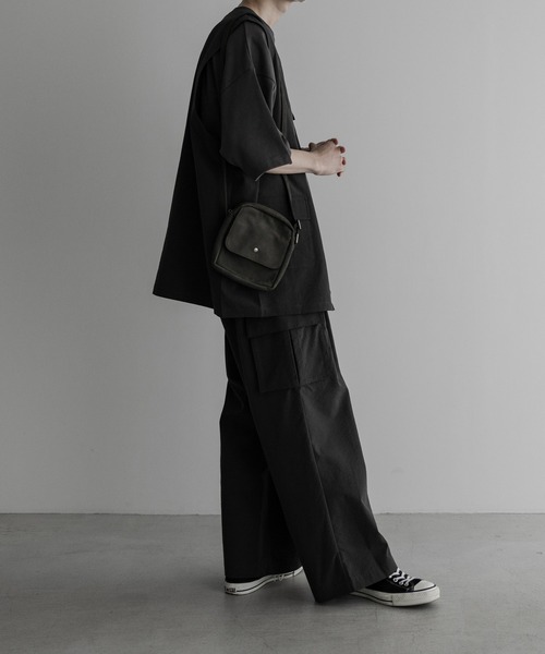 「remer」 カーゴパンツ MEDIUM ブラック メンズ_画像6