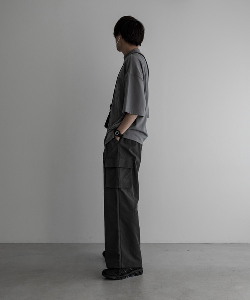 「remer」 カーゴパンツ MEDIUM ブラック メンズ_画像9