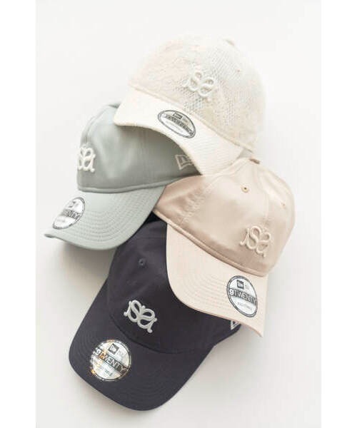 「SNIDEL」 キャップ「NEW ERAコラボ」 ONE SIZE ネイビー レディース_画像8