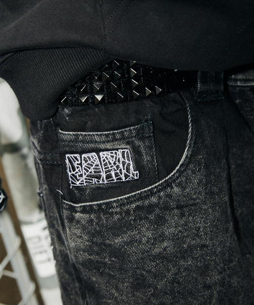 earl skateboards ブラウン s denim earl skateboards デニム washed brown XL