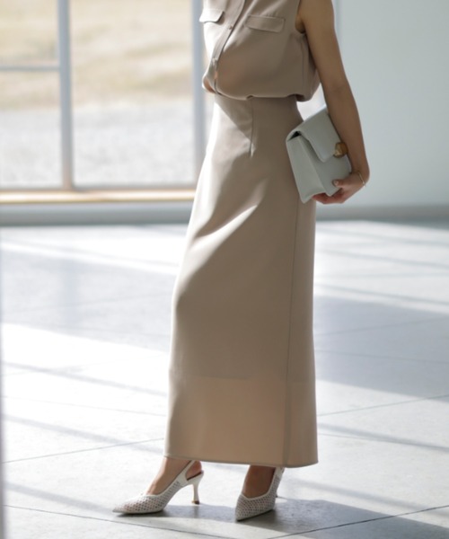 新品同様 anuans タイトスカート MEDIUM ベージュ レディース anuans（アニュアンス） タイトスカート MEDIUM ベージュ レディース