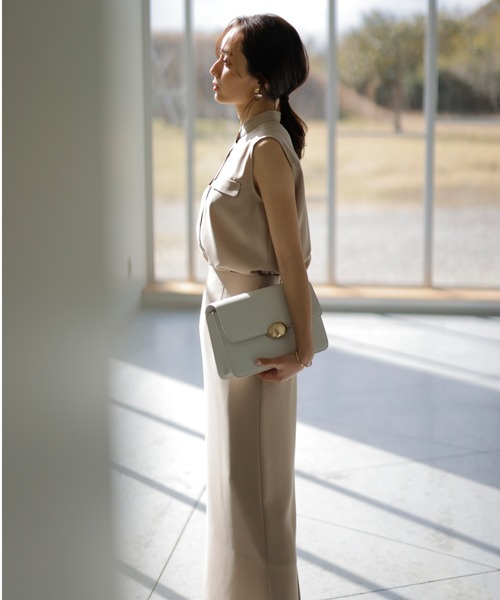 anuans（アニュアンス） タイトスカート MEDIUM ベージュ レディース