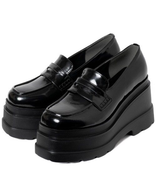 「R&E」 シューズ S ブラック レディース_画像2