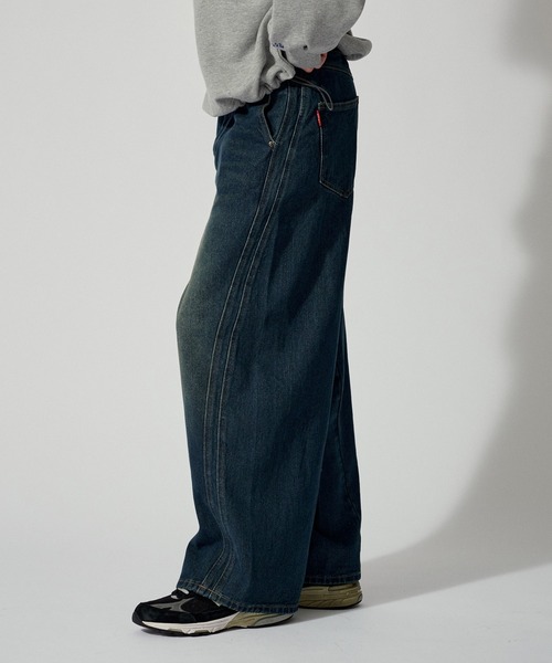 「WETTEMPT」 デニムパンツ MEDIUM ブラック メンズ_画像2