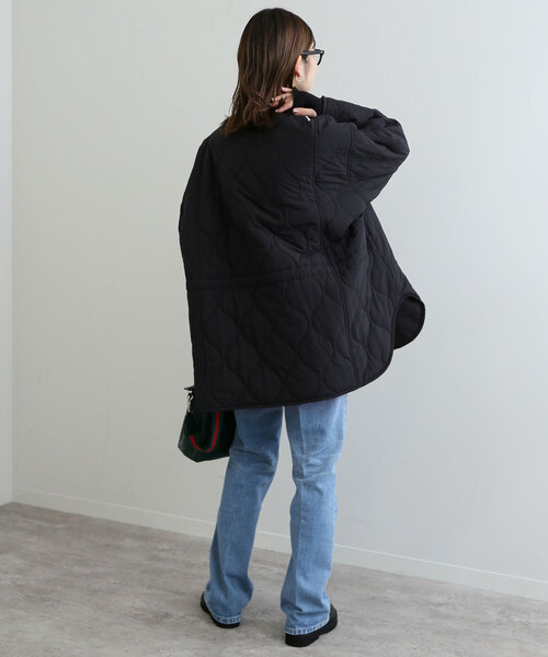 完売【SLOBE IENAスローブイエナ】中綿ボリュームフードブルゾン　ブラック SLOBE IENA｜中綿ボリュームフードブルゾン | Rakuten Fashion(楽天