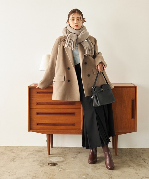 「mysty woman」 ジャケット FREE モカ レディース_画像3