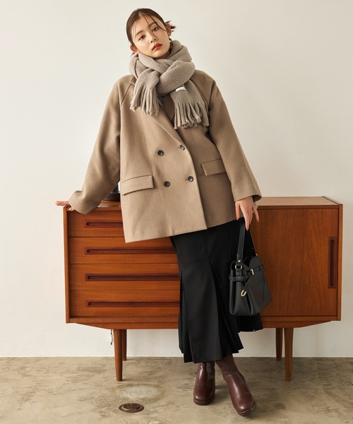 「mysty woman」 ジャケット FREE モカ レディース_画像5