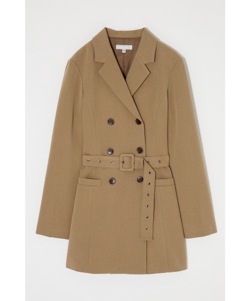 MOUSSY（マウジー） ワンピース DOUBLE BREASTED BLAZER ミニ