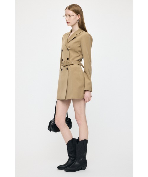 MOUSSY（マウジー） ワンピース DOUBLE BREASTED BLAZER ミニ