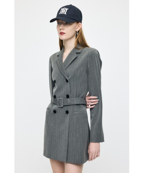 MOUSSY DOUBLE BREASTED BLAZER ミニワンピース MOUSSY（マウジー） ワンピース DOUBLE BREASTED BLAZER ミニ