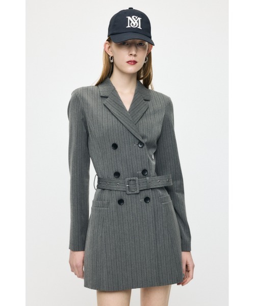 MOUSSY（マウジー） ワンピース DOUBLE BREASTED BLAZER ミニ