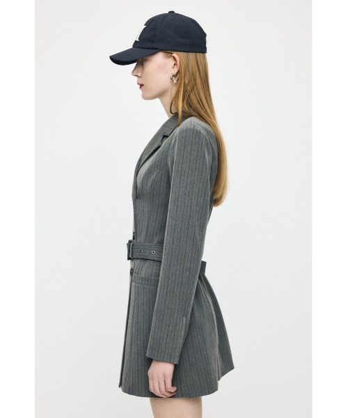 MOUSSY（マウジー） ワンピース DOUBLE BREASTED BLAZER ミニ