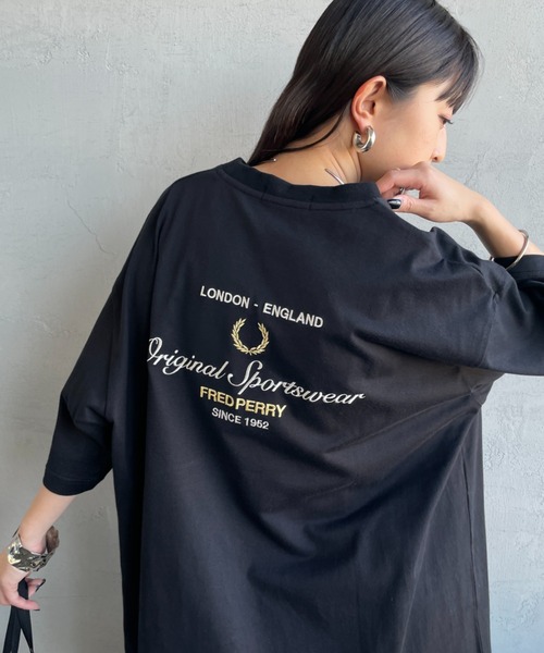 ⭐️ノンゴリFRED PERRY フレッドペリー 刺繍ロゴ FRED PERRY（フレッドペリー） tシャツ 別注 ORIGINAL SPORTSWEAR