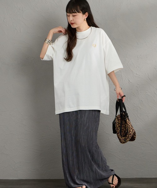 tシャツ 「FRED PERRY/フレッドペリー」 別注 ORIGINAL SPORTSWEAR バック刺繍ロゴTシャツ レディース メンズの画像