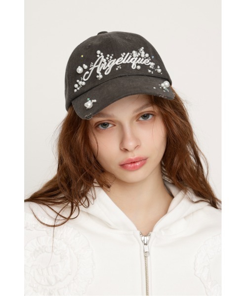 SLY（スライ） キャップ 帽子 「2026SS新作」LOGO BIJOU CAP ロゴ