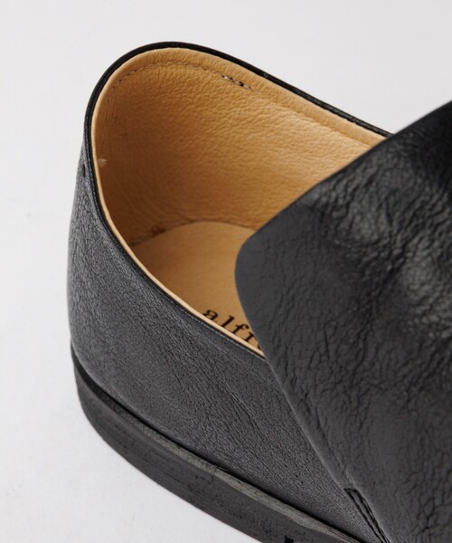 スリッポン 「26S/S 新色追加」ソフトレザー ドレープシューズ / スリッポンシューズ メンズ レディースの画像
