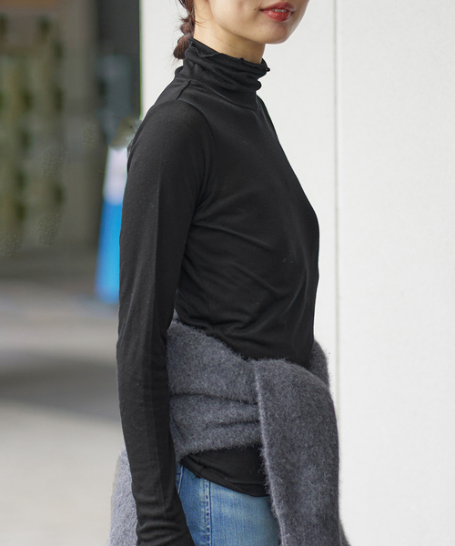 【お値下げ】【新品未使用】IÉNA カシミヤタートルネックセーター グレー IENA（イエナ） tシャツ 「追加3」リヨセルカシミヤタートルネック