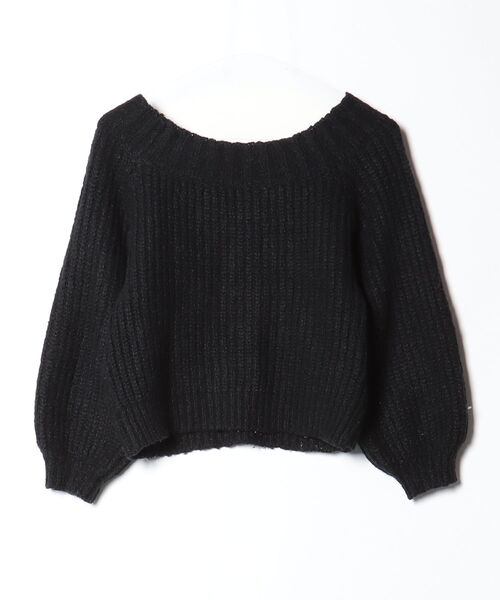 「ROYAL PARTY」 長袖ニット - ブラック レディース_画像2