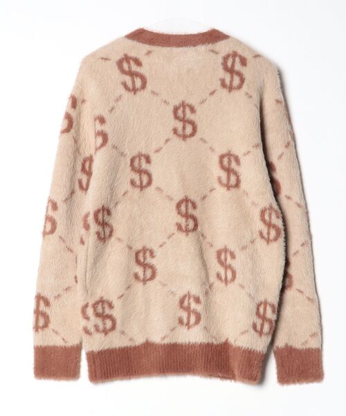 「STUD MUFFIN」 ニットカーディガン 2 ブラウン レディース_画像2