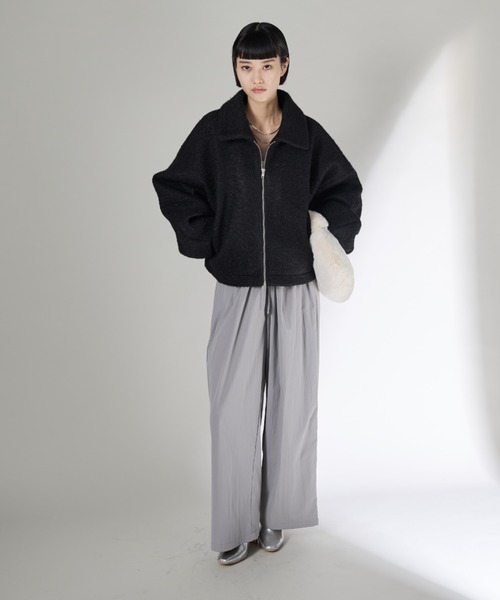 「Shelly island」 ブルゾン FREE ブラック レディース_画像6