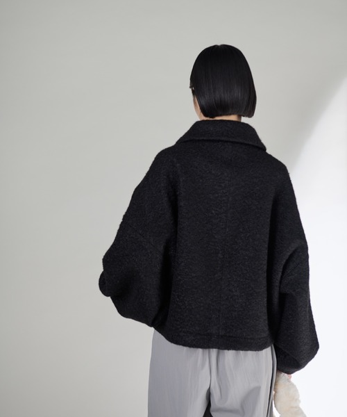 「Shelly island」 ブルゾン FREE ブラック レディース_画像7