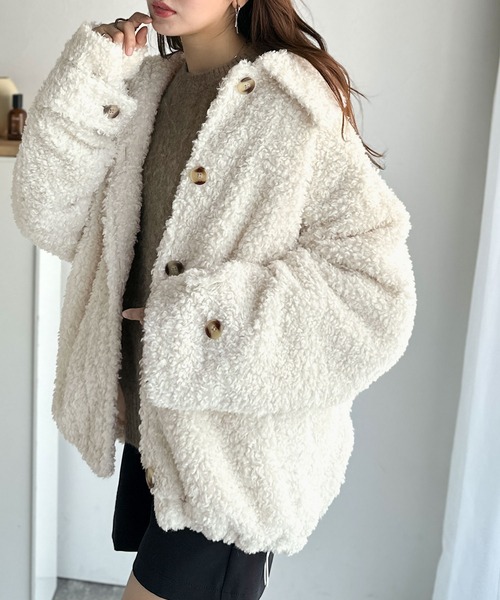 「classicalelf」 ブルゾン LARGE アイボリー レディース_画像2