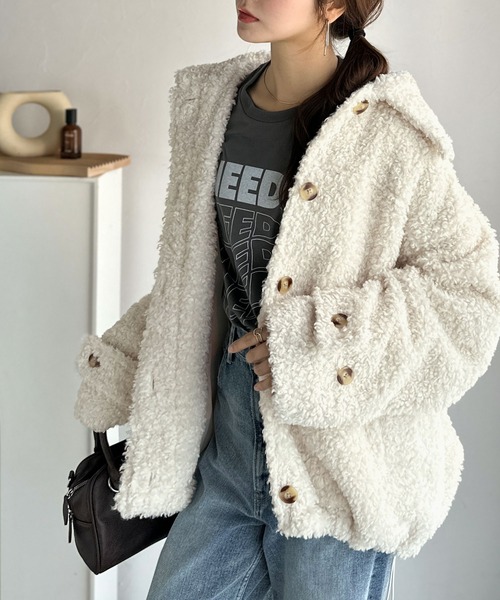 「classicalelf」 ブルゾン LARGE アイボリー レディース_画像9