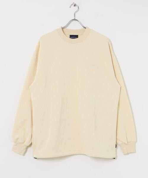 「THOUSAND MILE」 長袖ニット LARGE オフホワイト メンズ_画像3