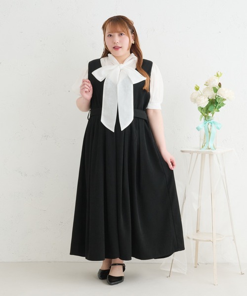 Louiosy（ルオシー） ワンピース 「Louiosy」「大きいサイズ」ベルト