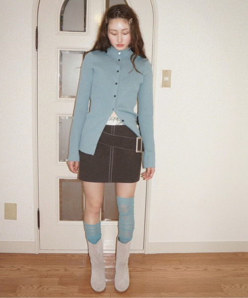 「musubore」 長袖カットソー FREE ブラック レディース_画像2