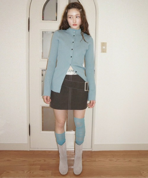 「musubore」 長袖カットソー FREE ブラック レディース_画像6