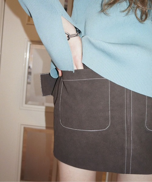 「musubore」 長袖カットソー FREE ブラック レディース_画像8