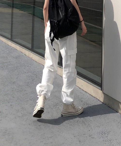 「almo」 カーゴパンツ SMALL ブラック レディース_画像4