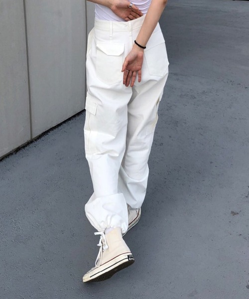 「almo」 カーゴパンツ SMALL ブラック レディース_画像8