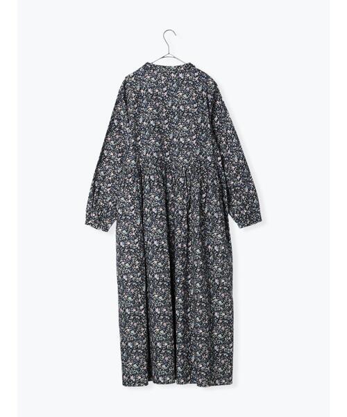 「TSUHARU by Samansa Mos2」 シャツワンピース「LIBERTYコラボ」 F ブラック レディース_画像4