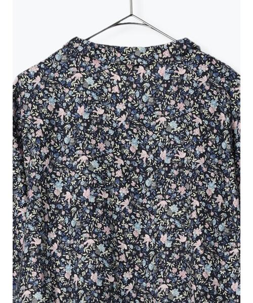 「TSUHARU by Samansa Mos2」 シャツワンピース「LIBERTYコラボ」 F ブラック レディース_画像8