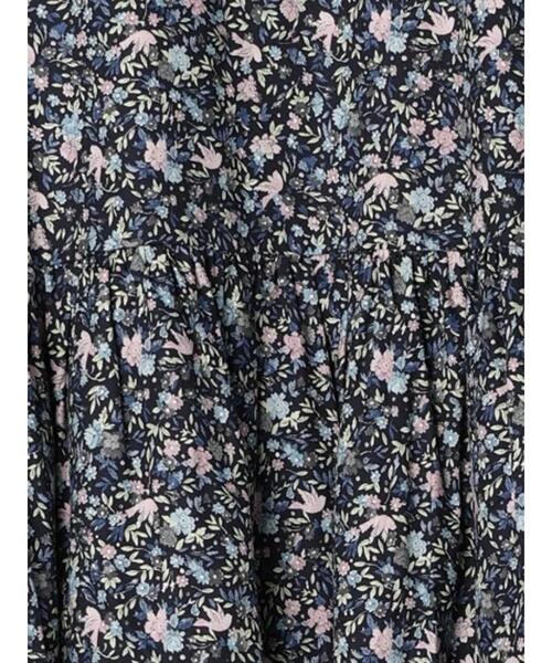 「TSUHARU by Samansa Mos2」 シャツワンピース「LIBERTYコラボ」 F ブラック レディース_画像9