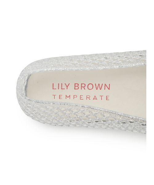 【LILY BROWN×TEMPARATE 】JELLY SHOES シルバー LILY BROWN（リリーブラウン） シューズ 「LILY BROWN×TEMPARATE