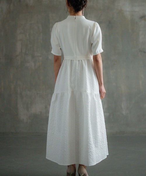「DRESS PLUS」 ドッキングワンピース S ホワイト レディース_画像5