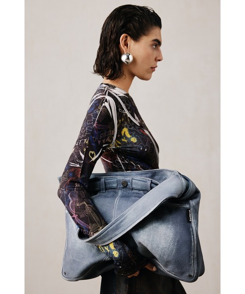 新品タグ付きDesigual デシグアルショルダーバック デシグアル Desigual ミニショルダーバッグ （ブラウン） -waja bazar