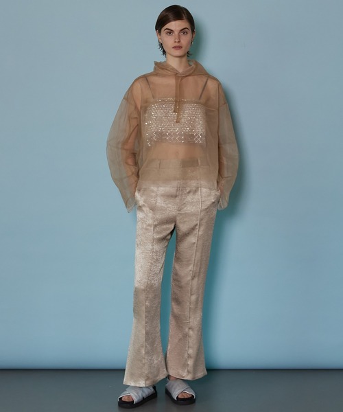 MAISON SPECIAL（メゾンスペシャル） キャミソール FREE シルバー