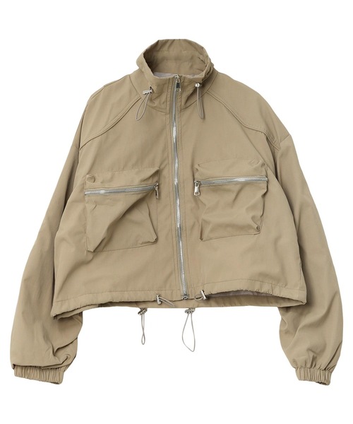 極美品 ラシュモン ミリタリーブルゾン ワイドスリーブ ベージュカーキ 日本製 Maison MIHARA YASUHIRO｜ワイドスリーブMA-1ジャケット