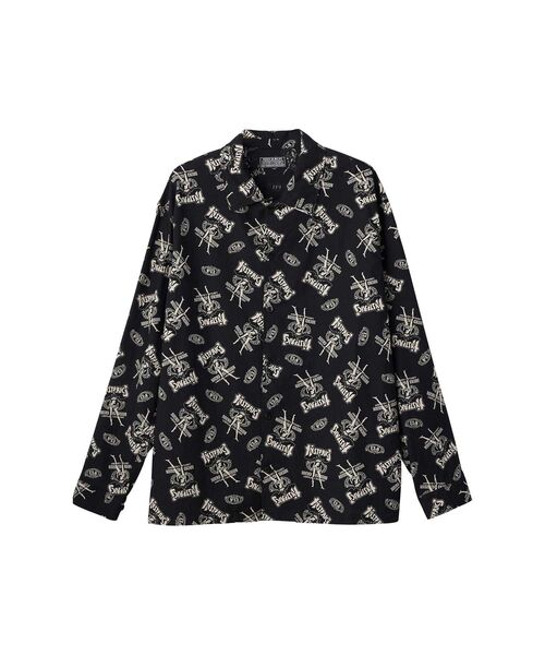 3753M【美品】ヒステリックグラマー☆ヒスガール ウイスキー 半袖 ポロシャツ 美品✨ヒステリックグラマー ポロシャツ ヒスガール バックプリント