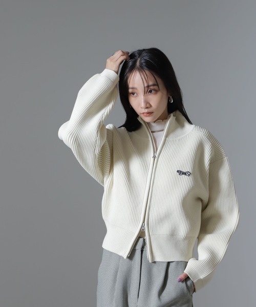 「PENNEYS」 ニットカーディガン FREE アイボリー レディース_画像8