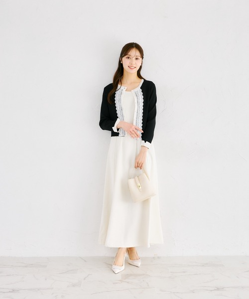 tocco closet（トッコ クローゼット） カーディガン パール釦フロント