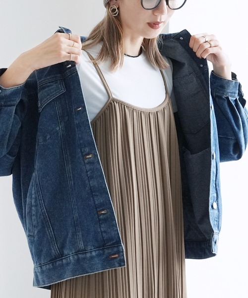 「reca」 キャミソールワンピース M ブラック レディース_画像8